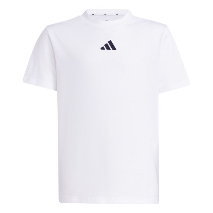 Dziecięca Koszulka z krótkim rękawem ADIDAS J SL TEE 160 JC9774, kolor biały