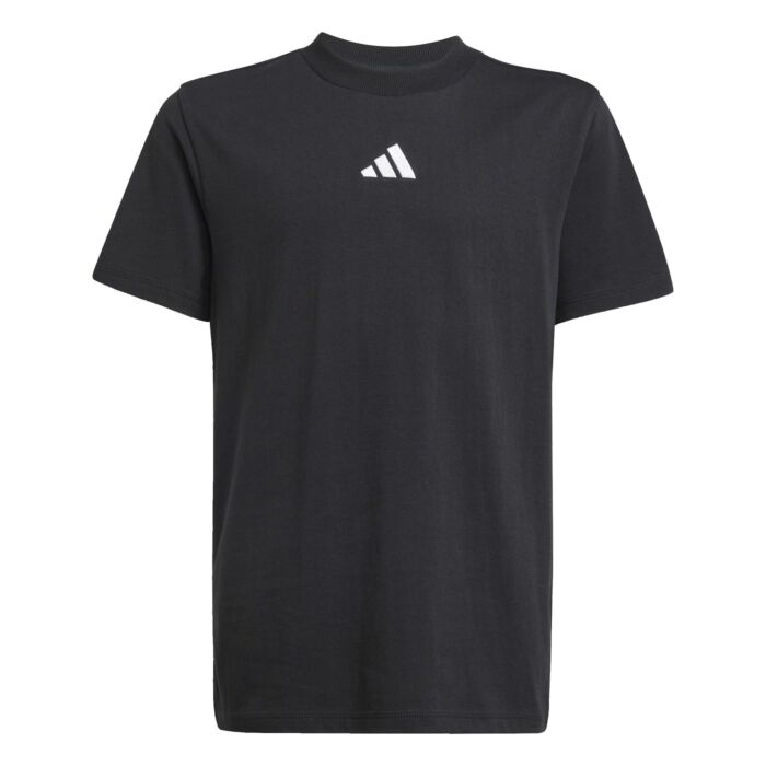 Dziecięca Koszulka z krótkim rękawem ADIDAS J SL TEE 160 JC9776, kolor czarny