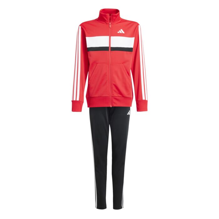 Dziecięcy Dres ADIDAS J 3S TIBERIO TS JI6214, kolor czerwony