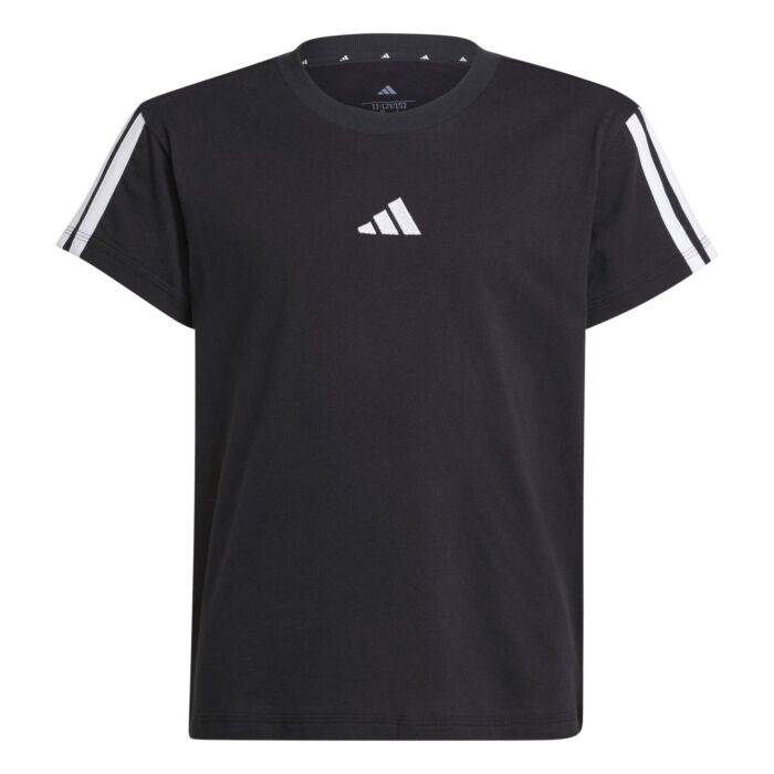 Dziecięca Koszulka z krótkim rękawem ADIDAS JG 3S TEE 160 JJ0946, kolor czarny