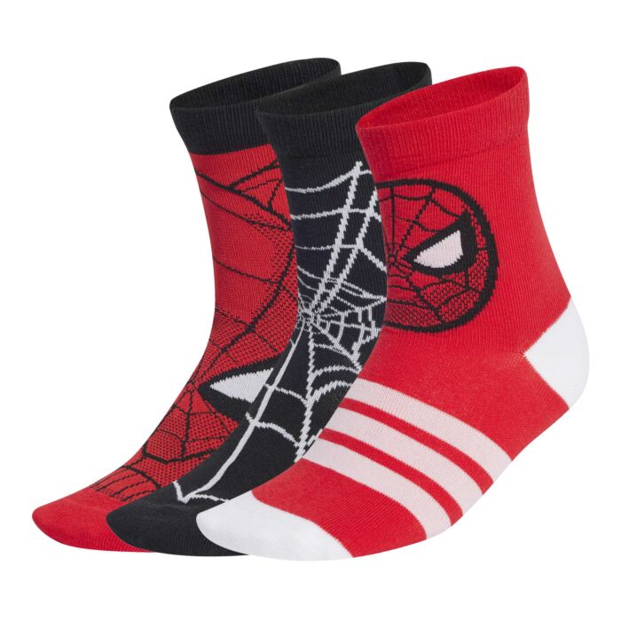 Dziecięce Skarpety za kostkę ADIDAS LK MRVL SM 3PP JG5787, kolor czerwony