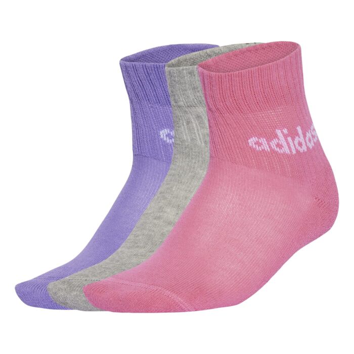  Zokni ADIDAS KIDS LIN ANK 5P JF8541, szín rózsaszín