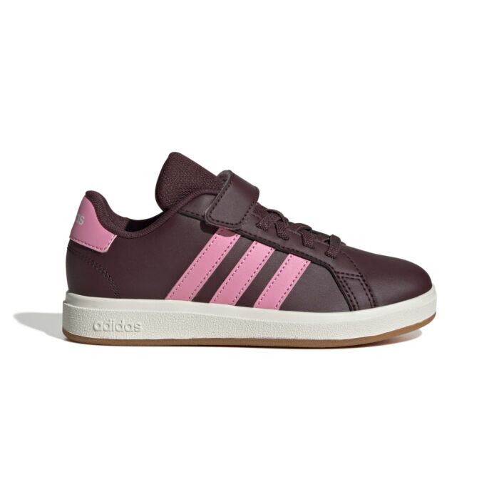 Dziecięce Buty ADIDAS GRAND COURT 2.0 EL C JR5107, kolor bordowy