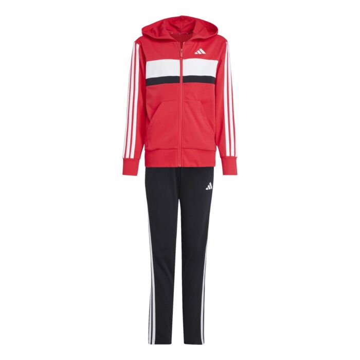 Dziecięcy Dres ADIDAS J 3S TIB FT TS JC6662, kolor czerwony