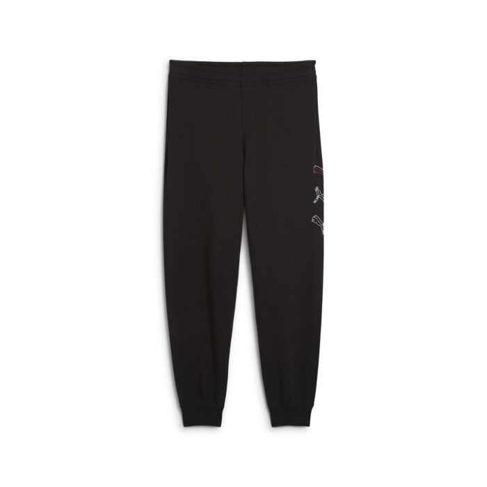 Dziecięce Spodnie PUMA ESS LOGO LAB EXECUTION SWEATPANTS TR B 68579001, kolor czarny