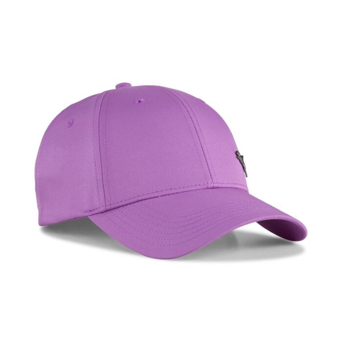 Dziecięca Czapka z daszkiem PUMA ESS METAL PUMA CAT BB CAP JR 02611605, kolor fioletowy