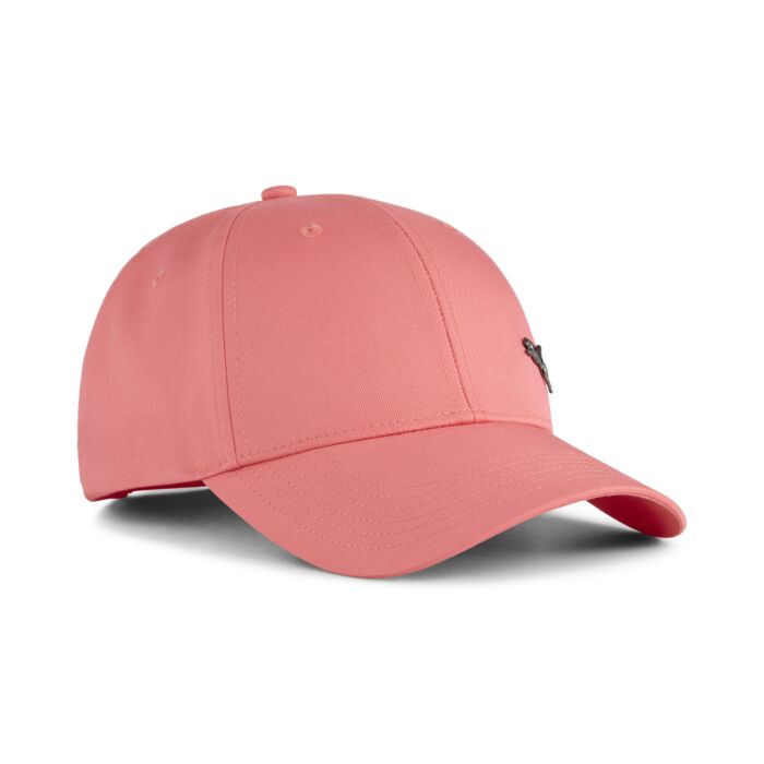 Dziecięca Czapka z daszkiem PUMA ESS METAL PUMA CAT BB CAP JR 02611604, kolor różowy