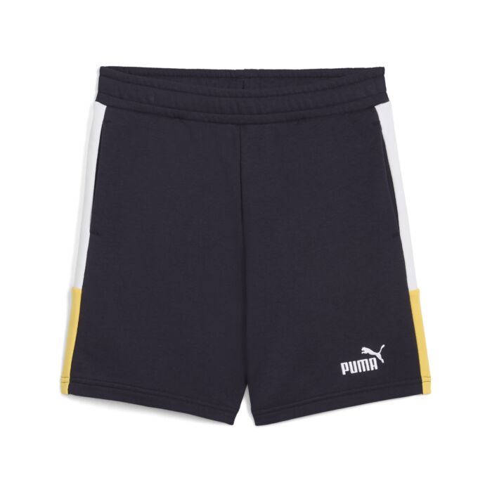 Dziecięce Spodenki PUMA ESS BLOCK SHORTS TR B 68582116, kolor granatowy