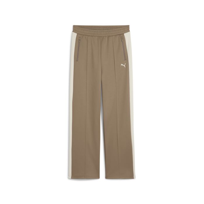 Női Nadrág PUMA T7 ALWAYS ON STRAIGHT TRACK PANTS OP 62979793, szín barna