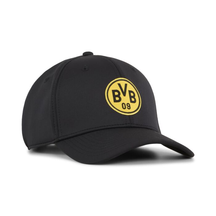  Czapka z daszkiem PUMA BVB FTBLARCHIVE CAP 02596102, kolor czarny
