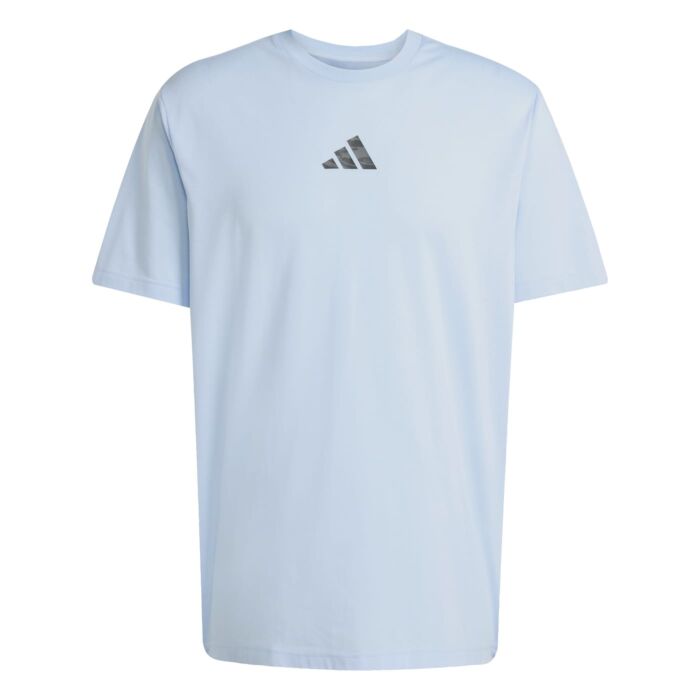 Férfi Rövid ujjú ing ADIDAS M CAMO G T JM9011, szín kék