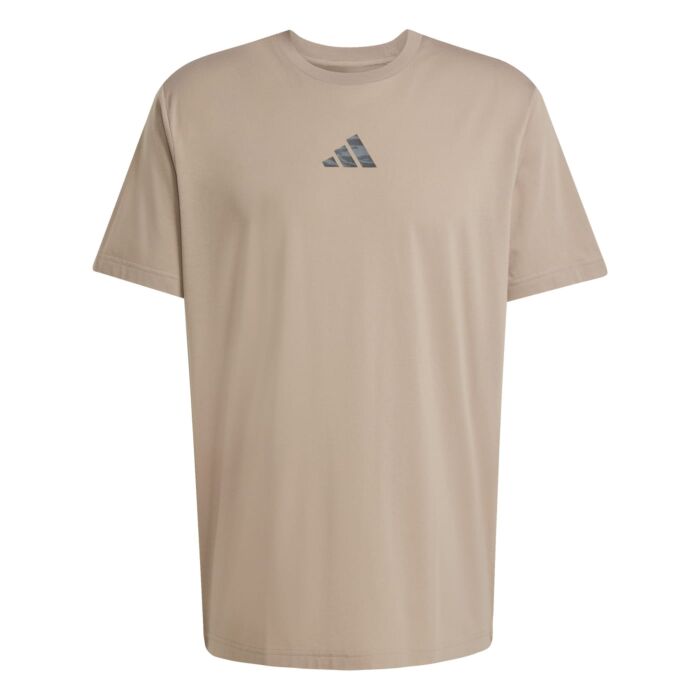 Férfi Rövid ujjú ing ADIDAS M CAMO G T JM9012, szín barna