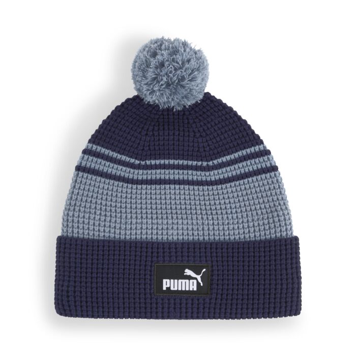  Czapka zimowa PUMA ESS MID CROWN POM BEANIE 02655001, kolor granatowy