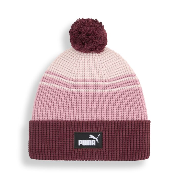 Czapka zimowa PUMA ESS MID CROWN POM BEANIE 02655002, kolor różowy