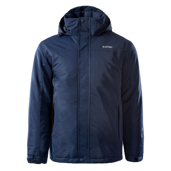 Męska Kurtka ocieplana HI-TEC CHESTER 89076-DRE BLUE, kolor granatowy