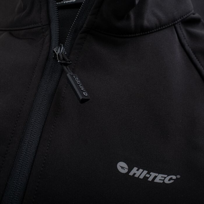 Męski Softshell HI-TEC DERAI 3101-BLACK, kolor czarny