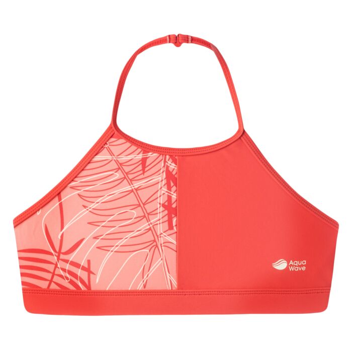Dziecięcy Strój kąpielowy AQUAWAVE STARLETA TOP JR M000166507, kolor pomarańczowy