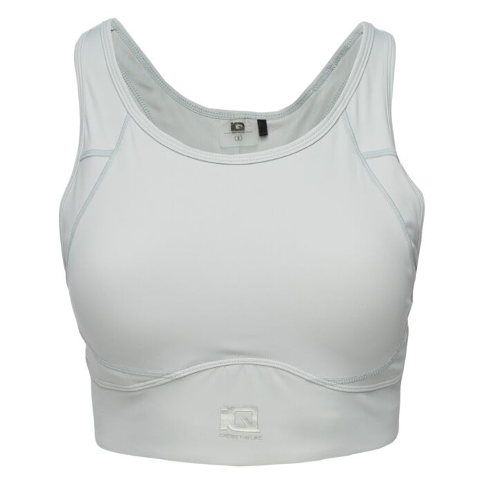 Damski Stanik sportowy IQ CROSS THE LINE ARIKA WMNS M000225181, kolor szary