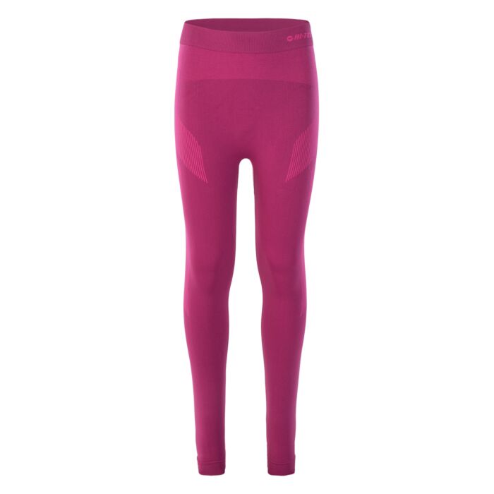 Dziecięce Legginsy termoaktywne HI-TEC TRIKAT BOTTOM JR M000223803, kolor fioletowy