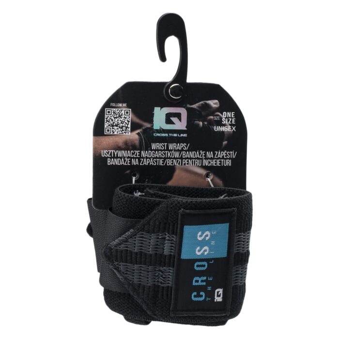 Usztywniacz na nadgarstek IQ CROSS THE LINE WHISTER II M000144352, kolor czarny
