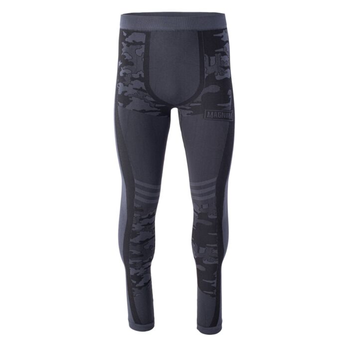 Męskie Legginsy termoaktywne MAGNUM MAGNUM CAMO BOTTOM M000207452, kolor szary