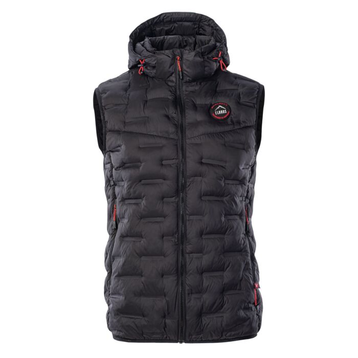 Męska Kamizelka pikowana ELBRUS MINES VEST PRIMALOFT M000214930, kolor czarny