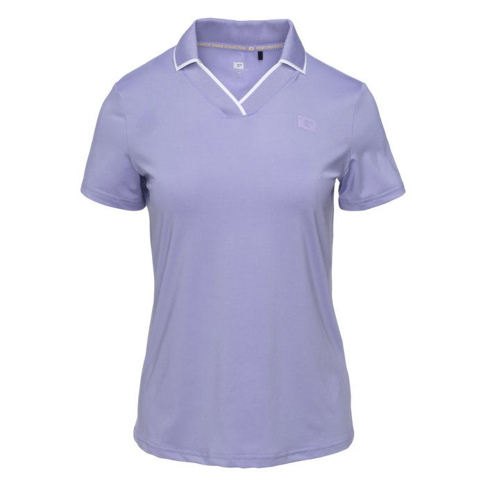 Damska Koszulka IQ CROSS THE LINE INTENSITY POLO WMNS M000274128, kolor fioletowy