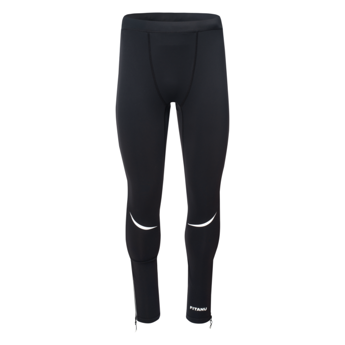 Męskie Legginsy FITANU FORNO M000274151, kolor czarny