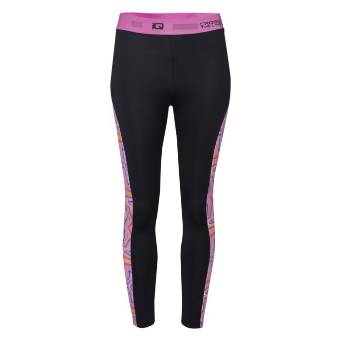 Dziecięce Legginsy IQ CROSS THE LINE DAWLEY JRG M000257541, kolor czarny