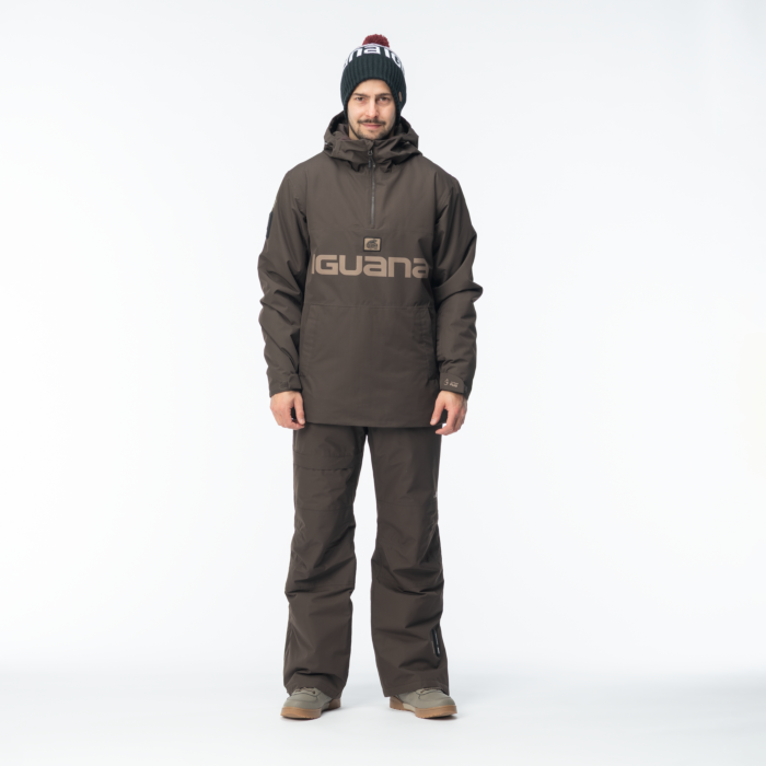 Męska Kurtka ocieplana IGUANA VOPRO JACKET M000264508, kolor brązowy