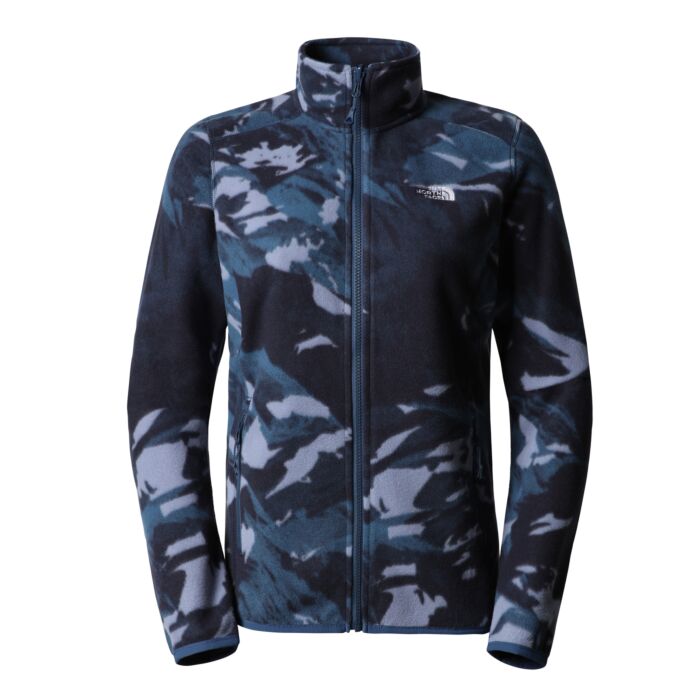 Női Polár THE NORTH FACE W 100 GLACIER FZ - EU NF0A5IHO9751, szín kék