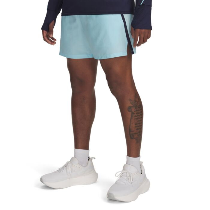Męskie Spodenki UNDER ARMOUR UA LAUNCH 5'' SHORTS 1382617-494, kolor niebieski