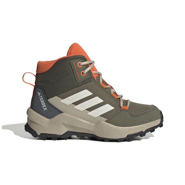 Dziecięce Buty ADIDAS TERREX AX4R MID K IF6523, kolor oliwkowy