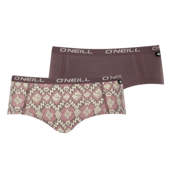 Damskie Majtki O'NEILL WOMEN HIPSTER IKAT & PLAIN 2PK 801912-7000P, kolor wielokolorowy