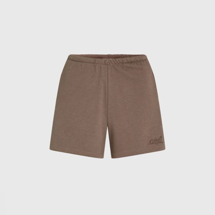 Női Rövidnadrág O NEILL ESSENTIALS O'NEILL SCRIPT SWEATSHORTS 1700078-17028, szín barna