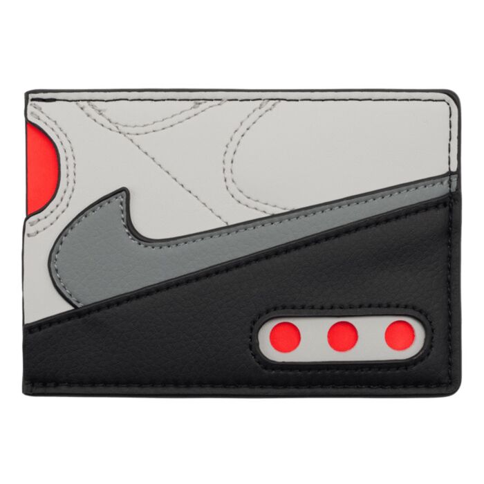  Portfel NIKE ACCESSORIES ICON AIR MAX 90 CARD WALLET N.100.9740.068, kolor szary