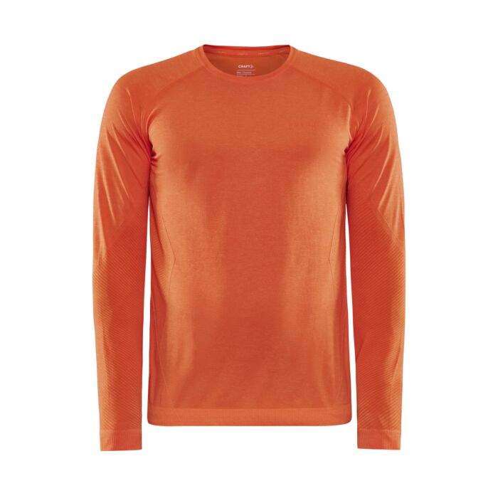 Męska Bluzka termoaktywna CRAFT CORE DRY ACTIVE COMFORT LS M 1911157-521000, kolor pomarańczowy