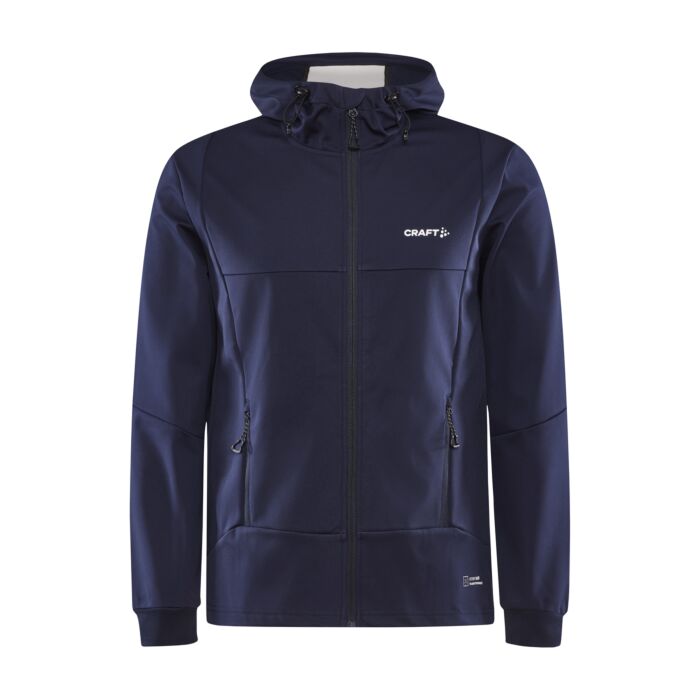 Męska Kurtka CRAFT CORE BACKCOUNTRY HOOD JACKET M 1913681-396905, kolor granatowy