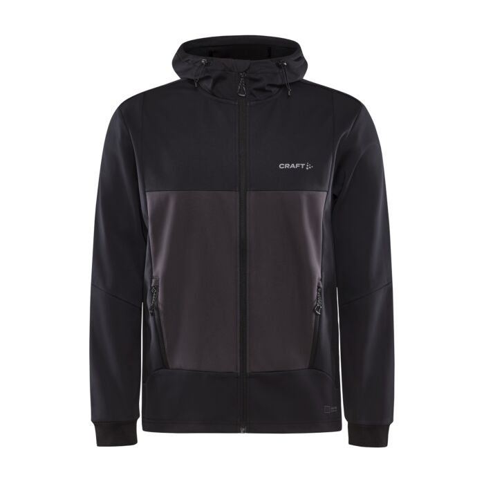 Męska Kurtka CRAFT CORE BACKCOUNTRY HOOD JACKET M 1913681-999992, kolor czarny