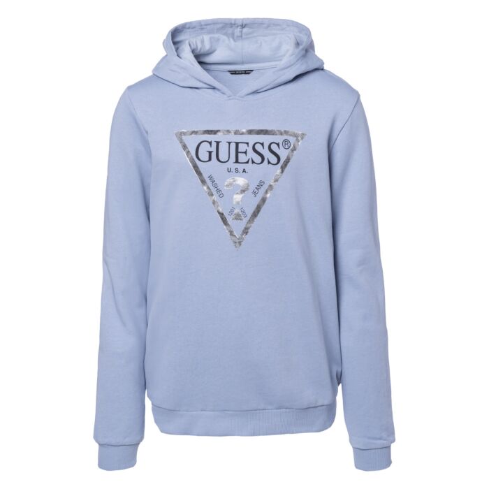 Dziecięca Bluza GUESS HOODED LS FLEECE_CORE J83Q14KAUG0-G7HF, kolor niebieski