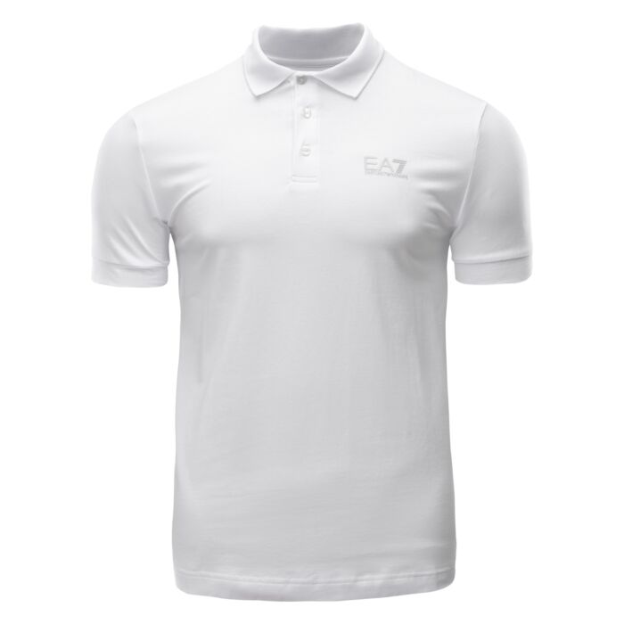 Męska Koszulka EA7 EMPORIO ARMANI TRAIN CORE ID M POLO ST 8NPF14PJVQZ0100, kolor biały