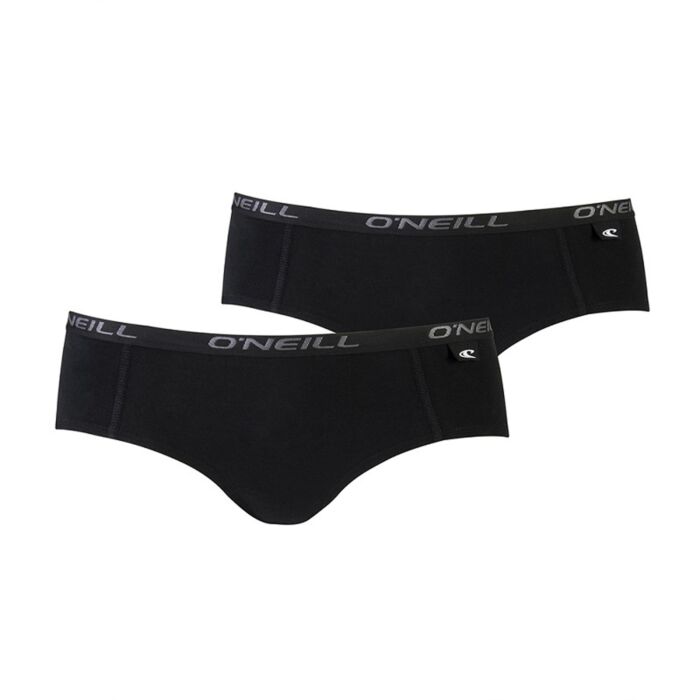 Damskie Majtki O'NEILL WOMEN HIPSTER PLAIN 2PK 801022-6969P, kolor czarny