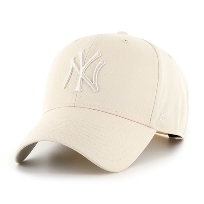 Dziecięca Czapka z daszkiem 47 MLB NEW YORK YANKEES RAISED BASIC 47 MVP B-RAC17CTP-NTA-KD, kolor beżowy