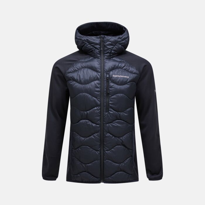 Męska Kurtka pikowana PEAK PERFORMANCE M HELIUM DOWN HYBRID HOOD G79844020_050, kolor czarny